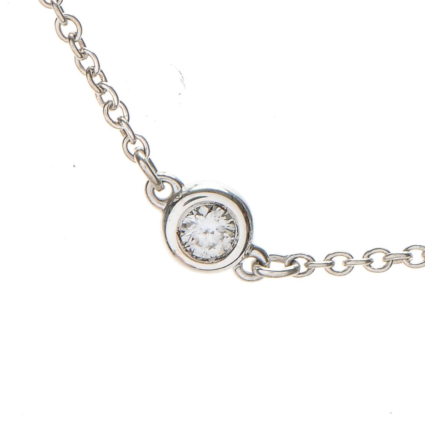 Sterling Silver Diamond .05ct Elsa Peretti Diamonds by the Yard Bracelet