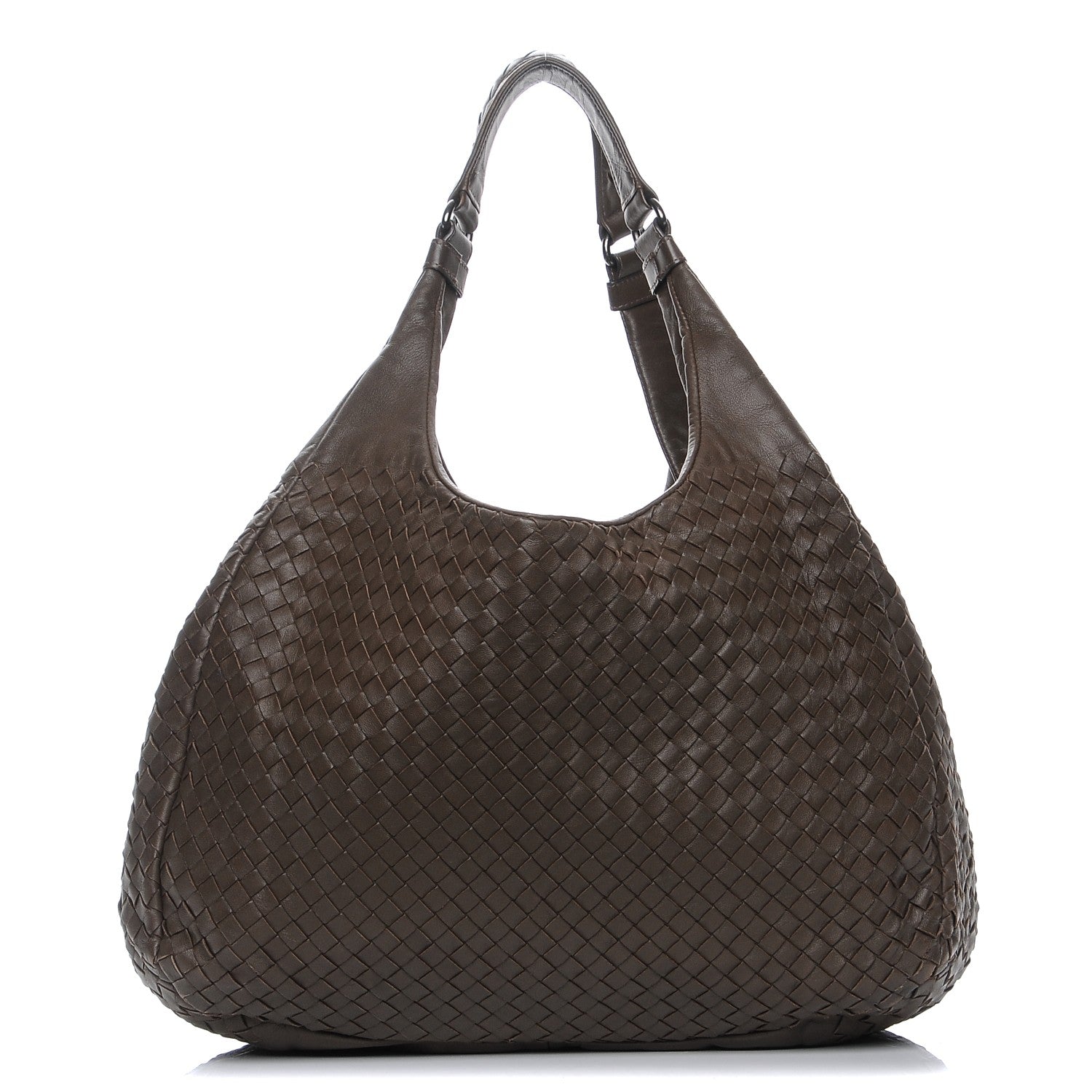 Bottega Veneta Nappa Intrecciato Large Campana Ash Scuro 1 of 8