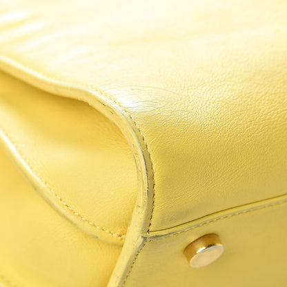Saint Laurent Calfskin Small Sac De Jour Yellow 13 of 35