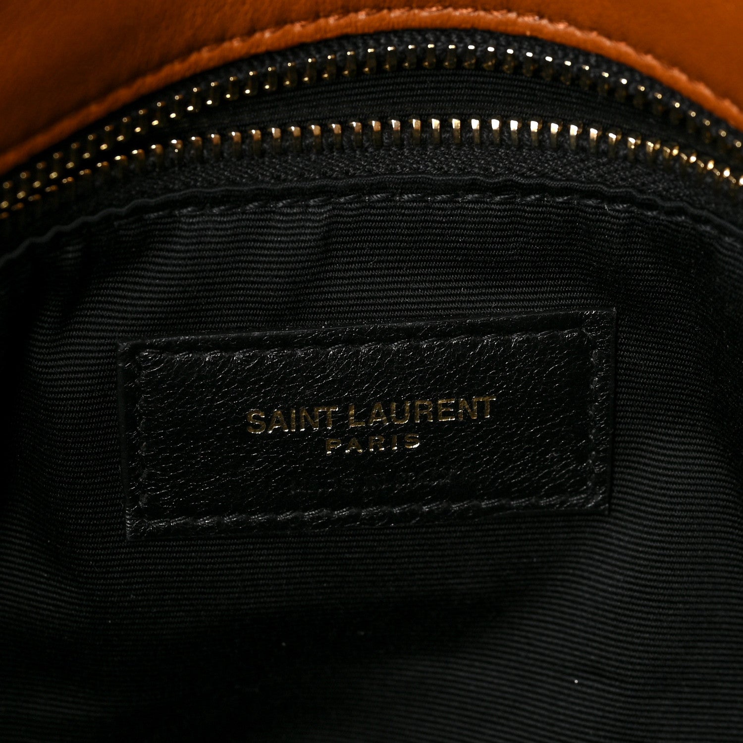 Saint Laurent Lambskin Quilted Small Loulou Puffer Monogram Chain Satchel Dark Honey 6 of 8