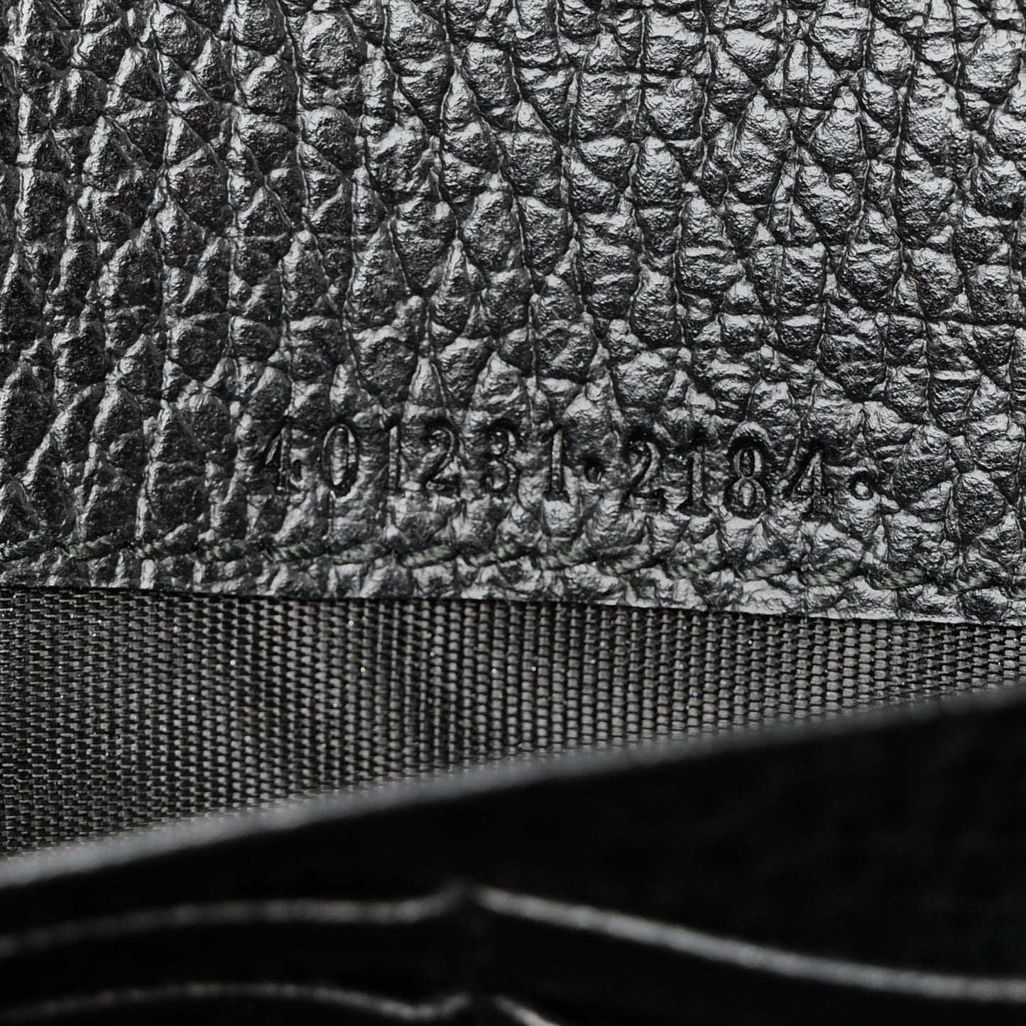 Calfskin Mini Dionysus Chain Wallet Black