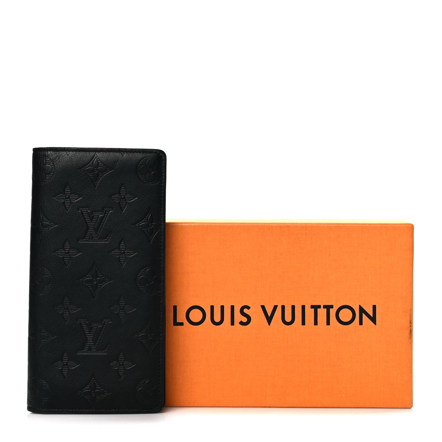 Calfskin Monogram Shadow Brazza Wallet Black