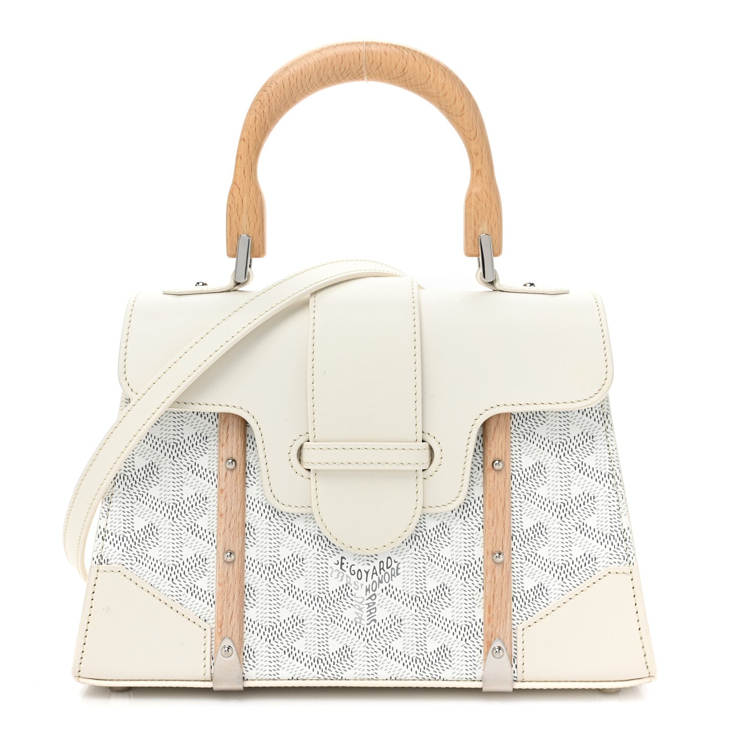 Goyardine Structure Mini Saigon White
