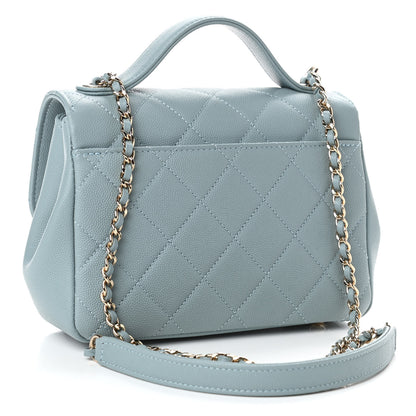 Chanel Caviar Quilted Mini Business Affinity Flap Light Blue 2 of 4