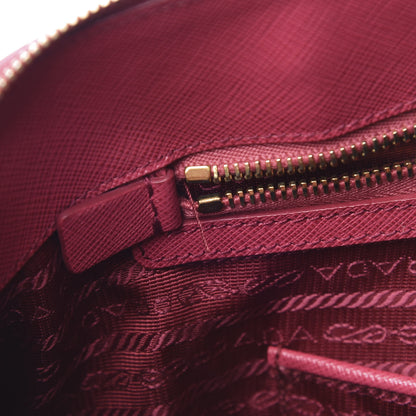 Prada Saffiano Lux Medium Promenade Tote Peonia 13 of 17