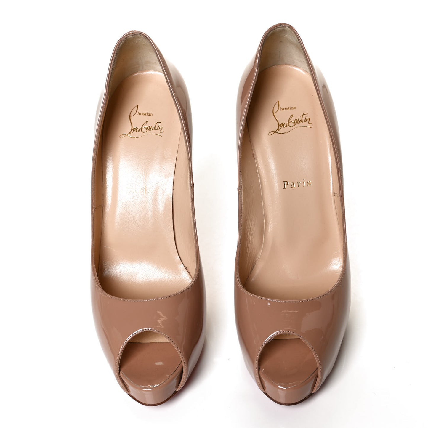 Patent New Very Prive 120 Pumps 40 Nude