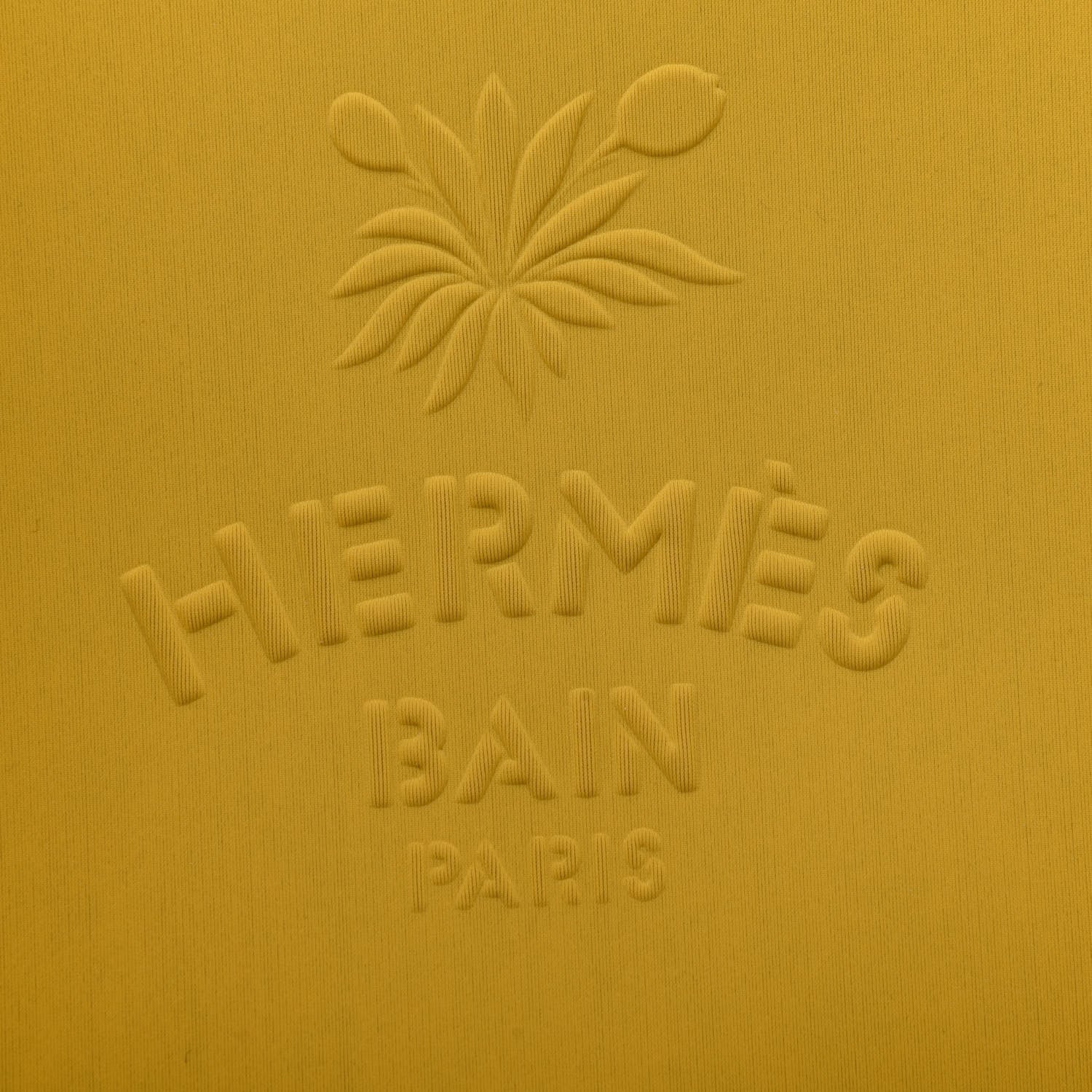 Hermes Neoprene Neobain Les Leopards Jaune Safran 9 of 9