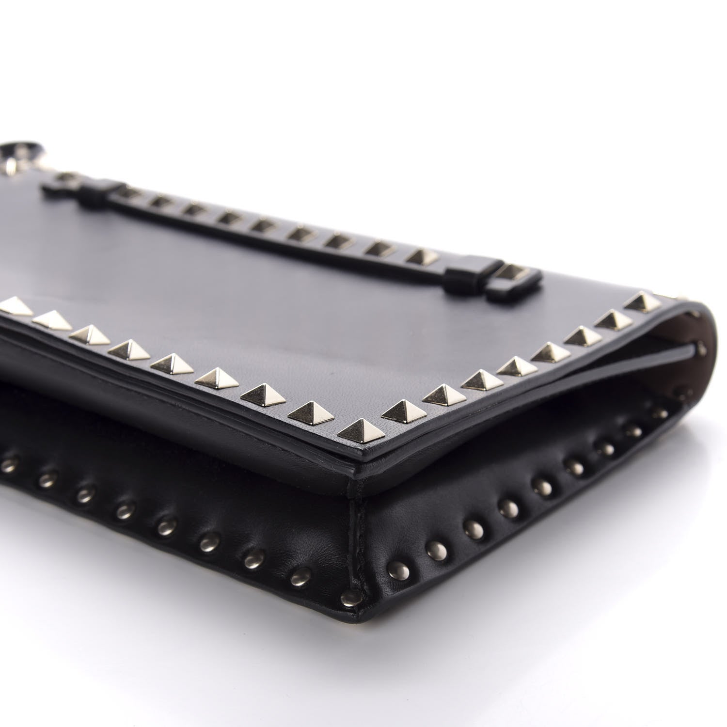 Valentino Garavani Nappa Rockstud Wristlet Clutch Black 8 of 8