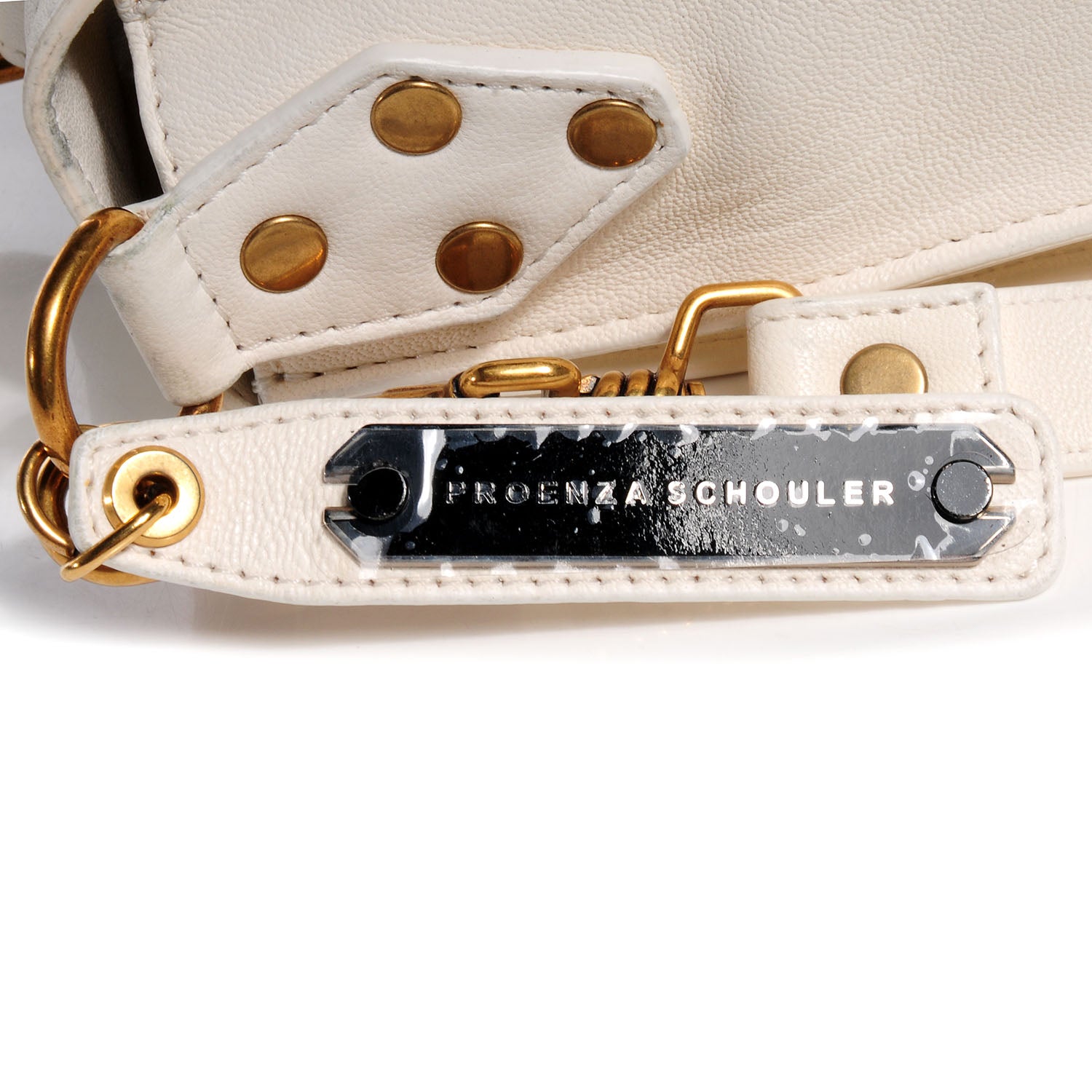Proenza Schouler Lambskin PS1 Medium Satchel White 13 of 13