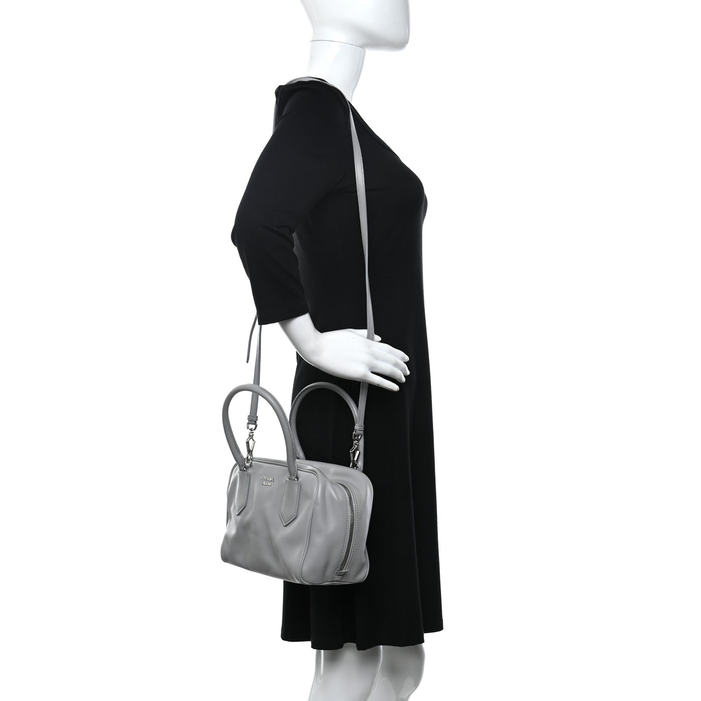 Soft Calf Small Inside Tote Granito Acquamarina