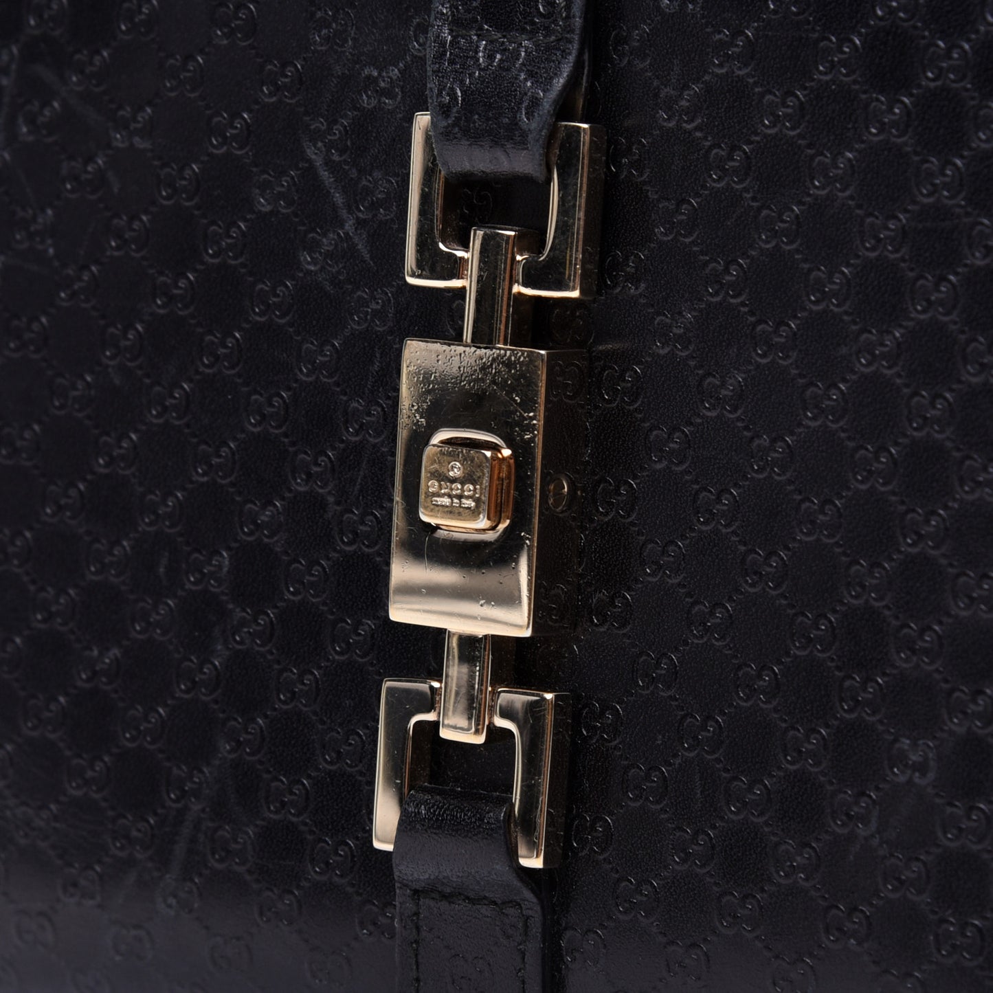 Microguccissima Compact Wallet Black