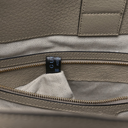 Gucci GG Supreme Monogram Textured Dollar Calfskin Web Medium Ophidia Shopping Tote Beige Mystic White Oatmeal 8 of 11