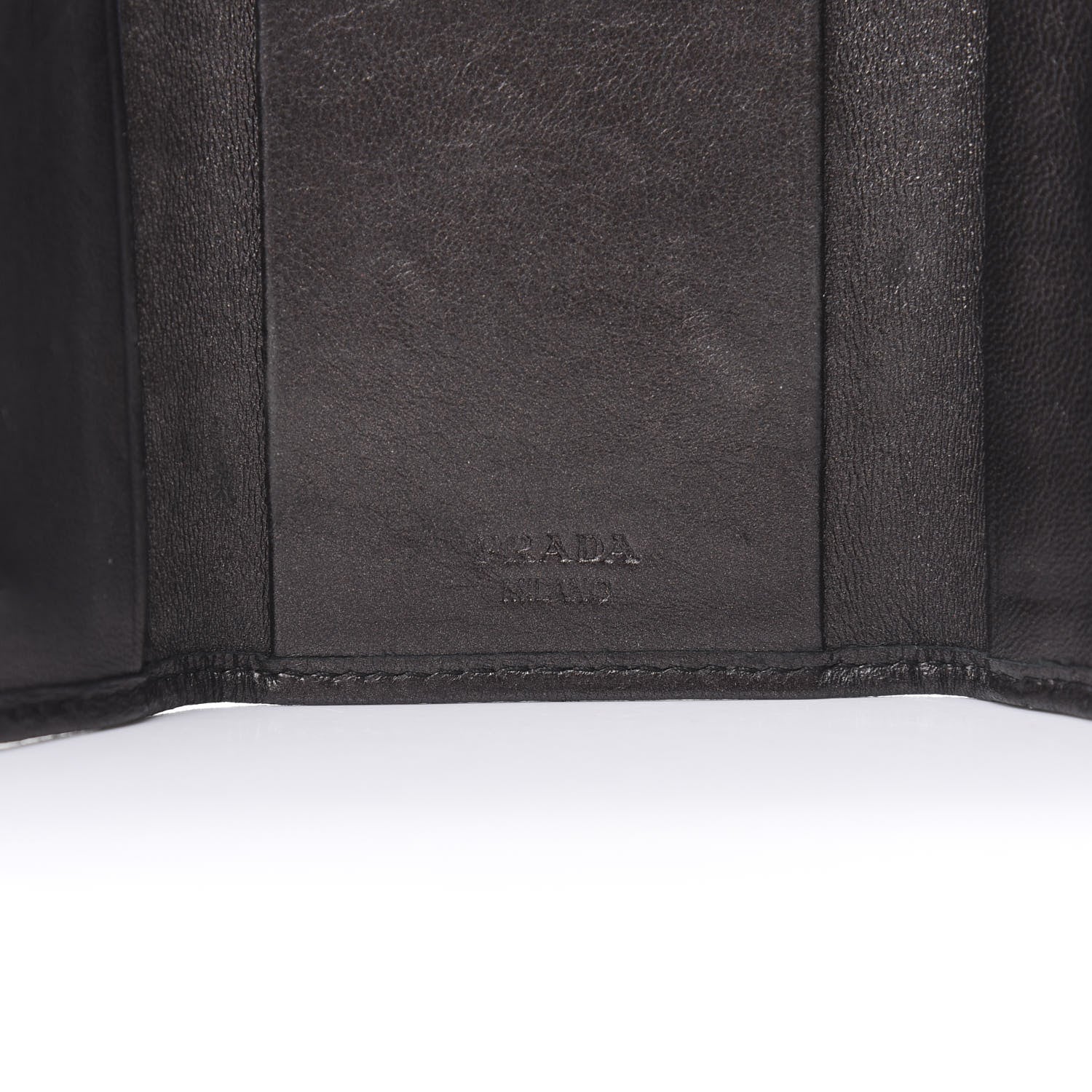 Prada Nappa Gaufre 6 Key Holder Black 6 of 10