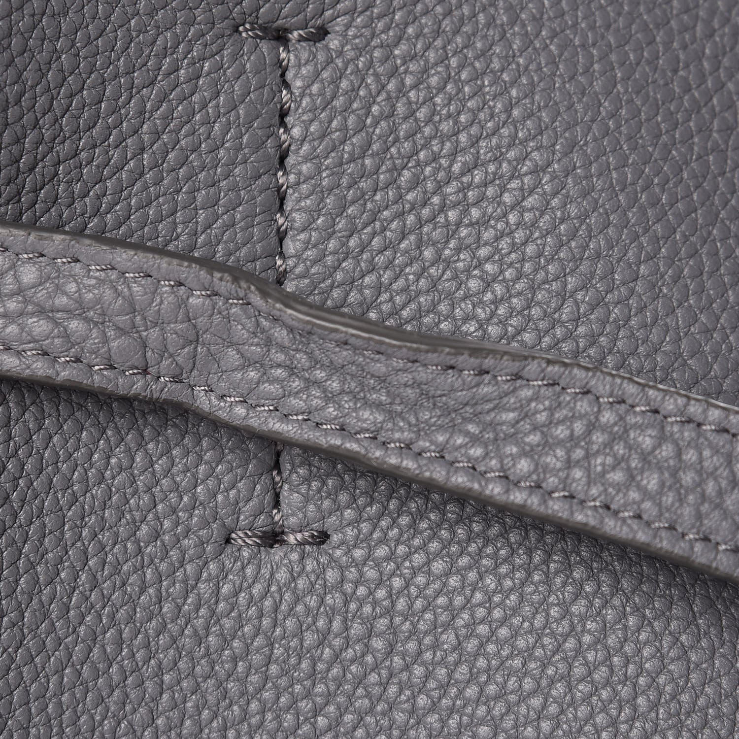 Celine Soft Grained Calfskin Small Belt Cabas Phantom Medium Grey 11 of 11