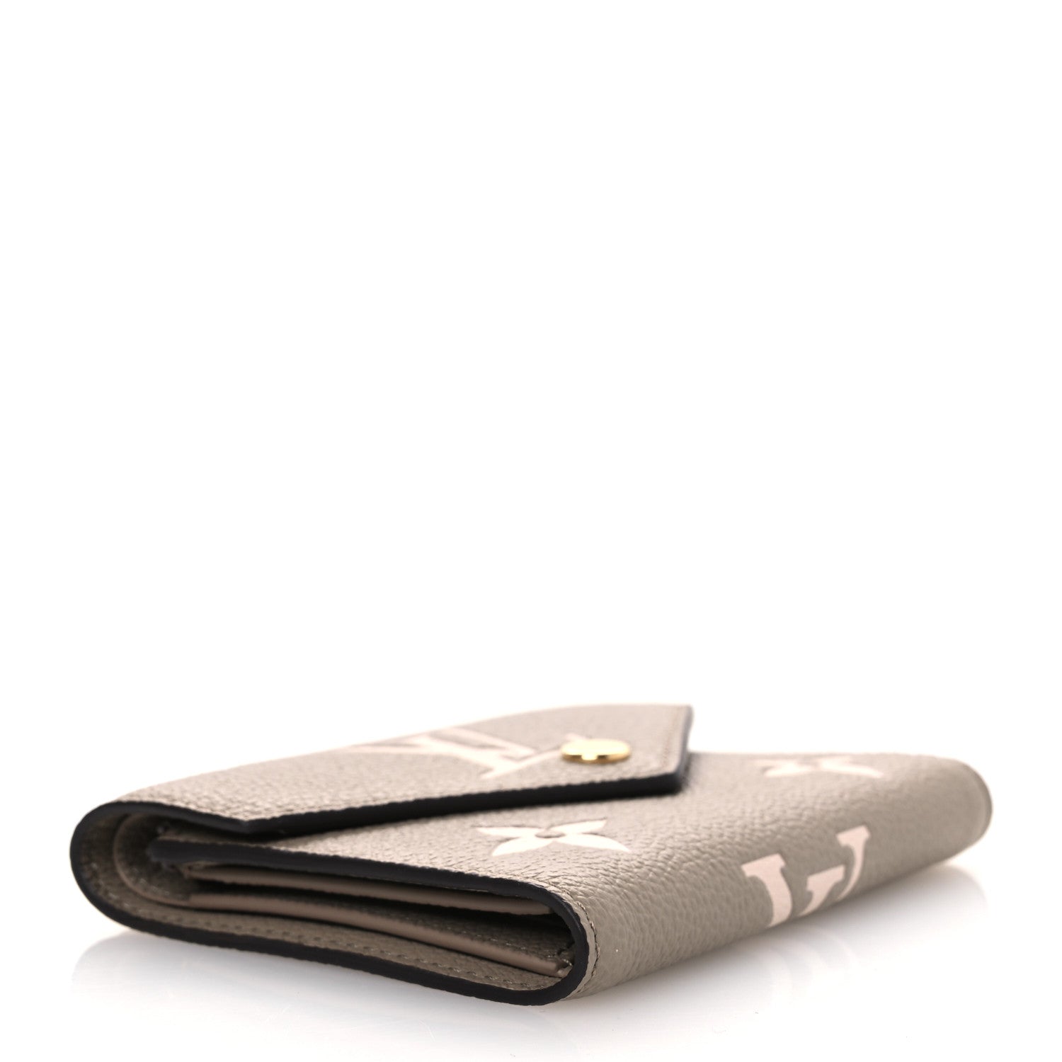 Louis Vuitton Empreinte Monogram Giant Victorine Wallet Tourterelle Creme 4 of 7
