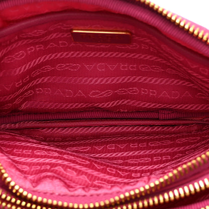 Prada Tessuto Nylon Saffiano Mini Camera Crossbody Fuxia 6 of 11