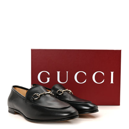Gucci Calfskin Womens Jordaan Loafers 39 Black 10 of 10