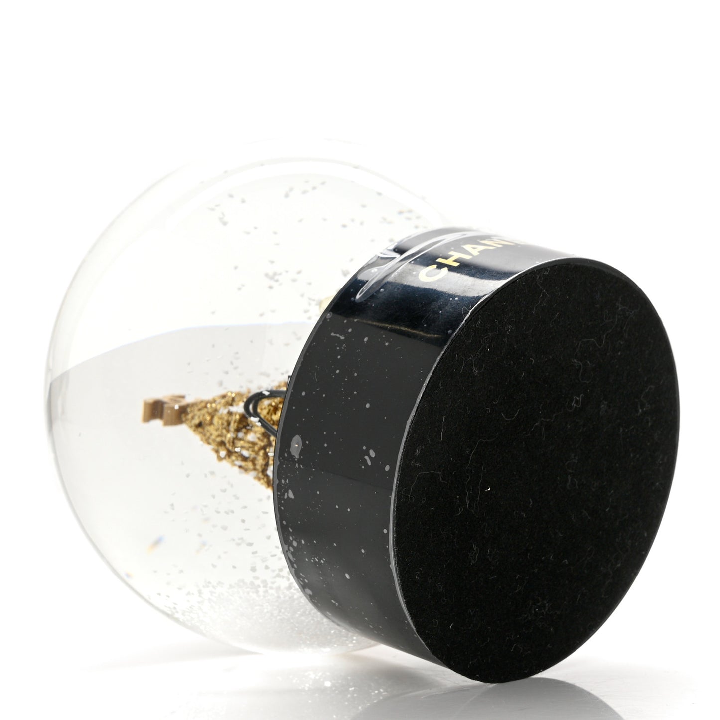 Glass Christmas Tree Shopping Bag Snow Globe