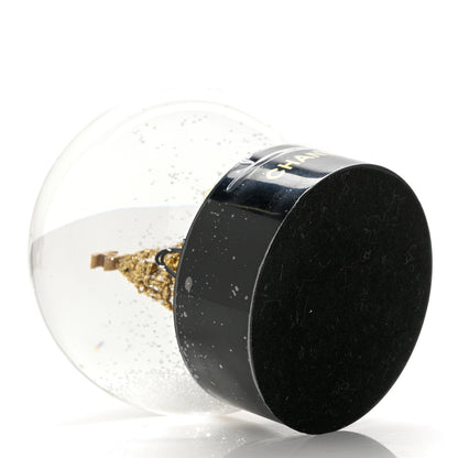 Chanel Glass Christmas Tree Shopping Bag Snow Globe 5 of 6