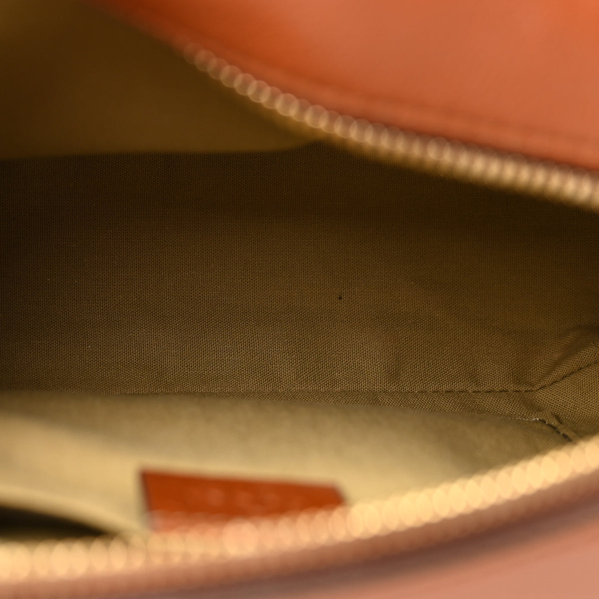 Gucci Vintage Canvas Web Shoulder Bag Sand Cuir 5 of 11