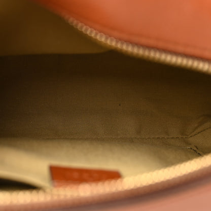Gucci Vintage Canvas Web Shoulder Bag Sand Cuir 5 of 11