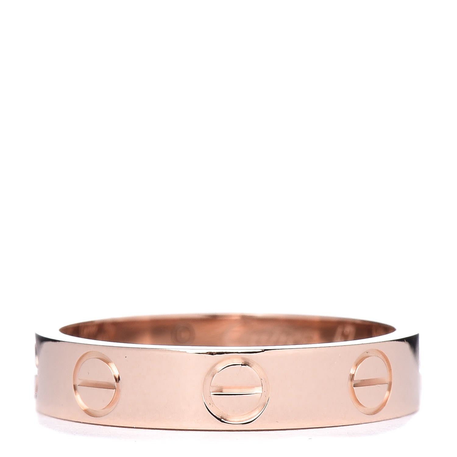 Cartier 18K Pink Gold 3.5mm LOVE Wedding Band Ring 47 4 1 of 4