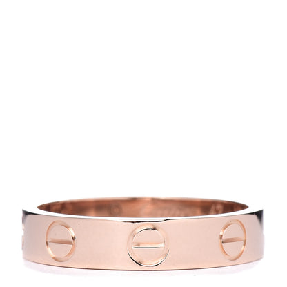 Cartier 18K Pink Gold 3.5mm LOVE Wedding Band Ring 47 4 1 of 4