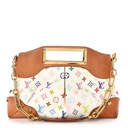 Louis Vuitton Monogram Multicolor Judy MM White 1 of 9