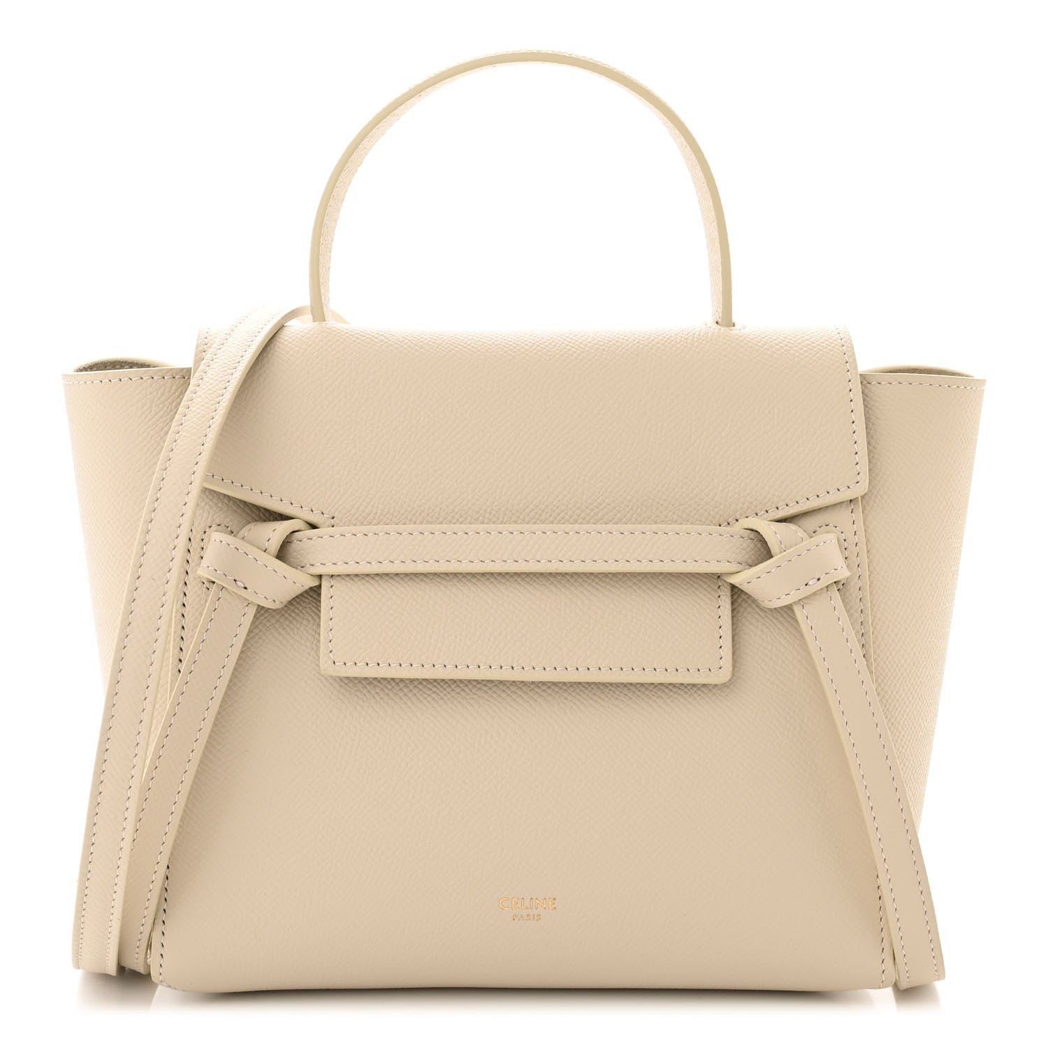 Celine Grained Calfskin Nano Belt Bag Pampa 1 of 10