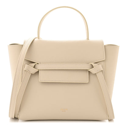 Celine Grained Calfskin Nano Belt Bag Pampa 1 of 10