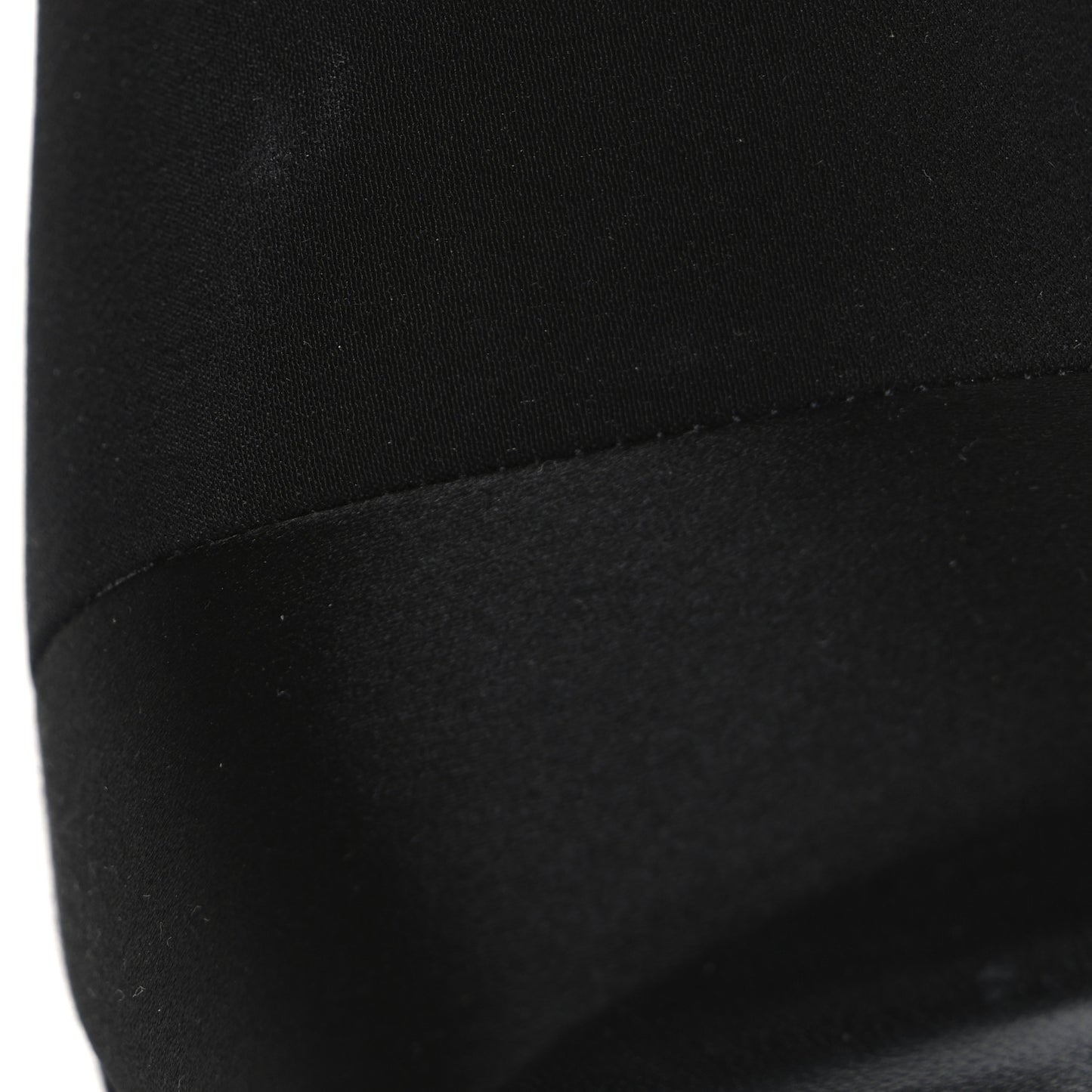 Crepe Satin Boogie 110 Mule Sandals 39 Black