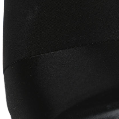 Saint Laurent Crepe Satin Boogie 110 Mule Sandals 39 Black 11 of 11