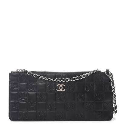 Chanel Lambskin Precious Symbols Pochette Black 1 of 9