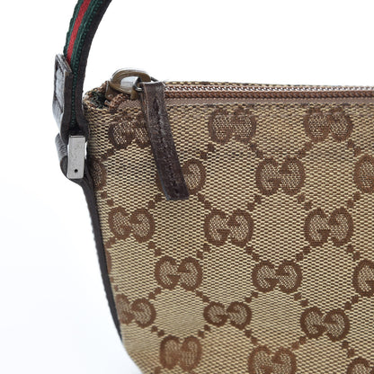 Gucci Monogram Boat Pochette Brown 8 of 11