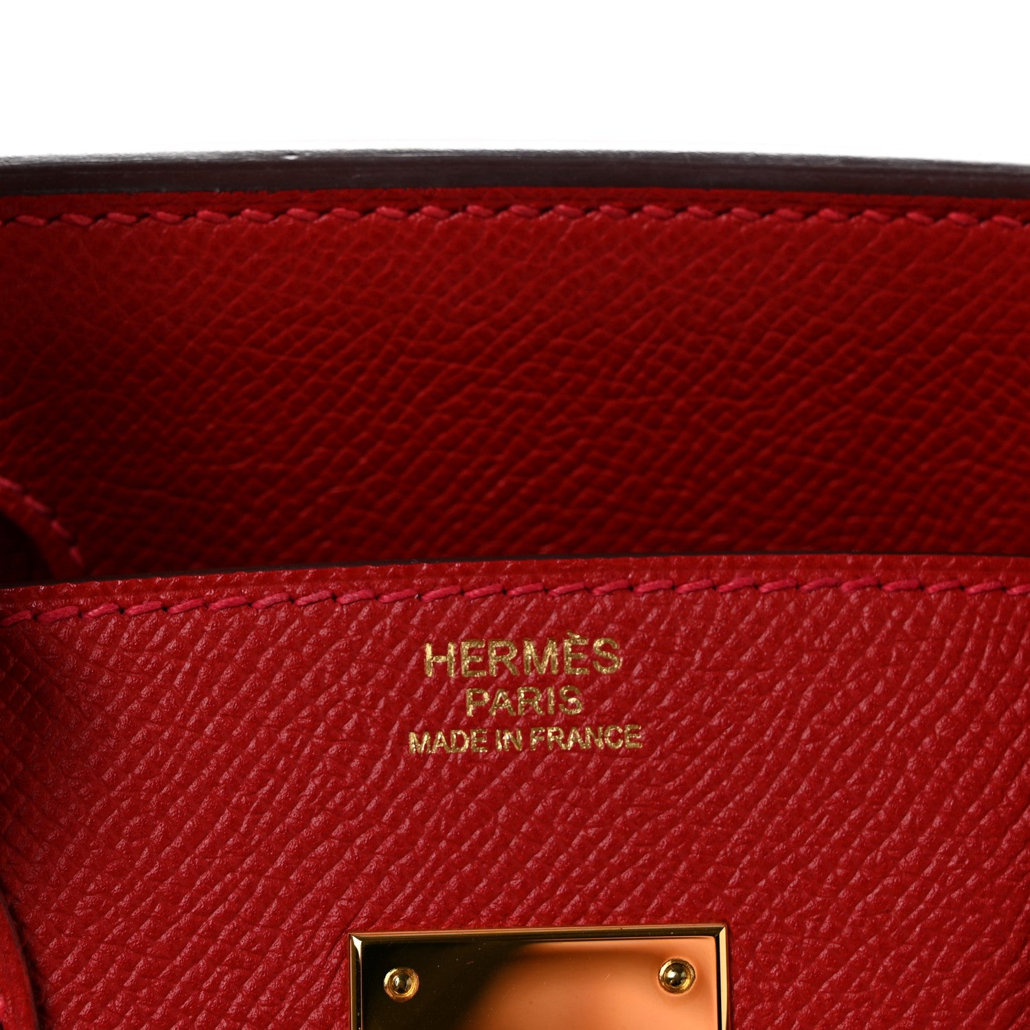 Hermes Epsom BIRKIN 30 Rouge Casaque 6 of 15