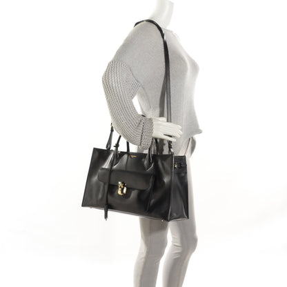Balenciaga Calfskin Padlock Work S Black 2 of 7