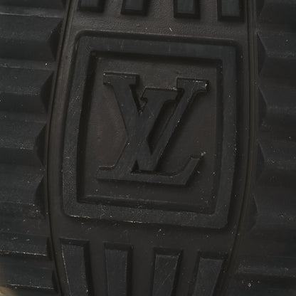 Louis Vuitton Suede Monogram Run Away Sneakers 38.5 Black 15 of 32