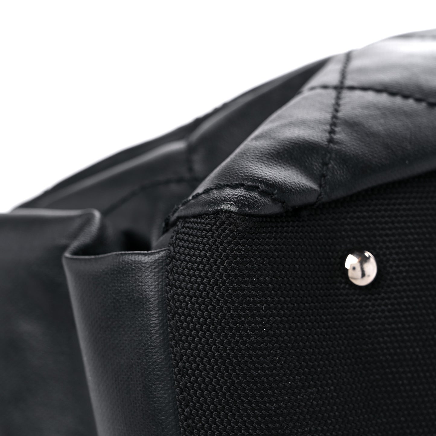 Coated Canvas Paris Biarritz Hobo Black