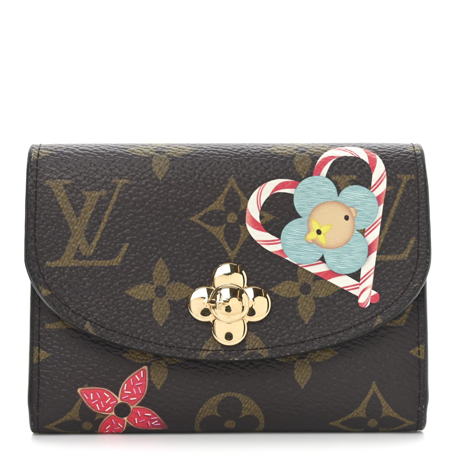 Louis Vuitton Monogram Winter Animation Rosalie Coin Purse Candy Red 1 of 6