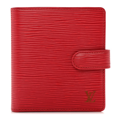 Louis Vuitton Epi Porte-Billets Compact Wallet Red 1 of 10