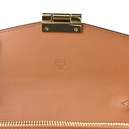 MCM Visetos Large Patricia Wallet On Chain Cognac 6 of 7
