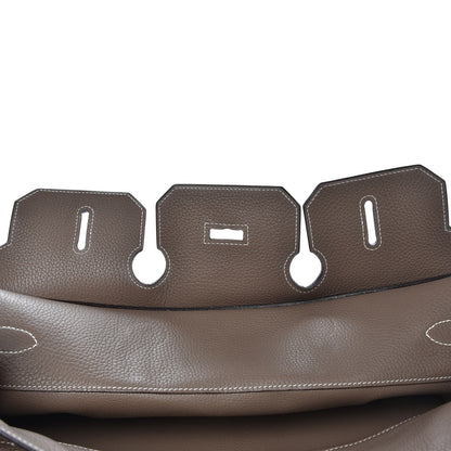 Hermes Taurillon Clemence JPG Birkin 42 Etoupe 8 of 21