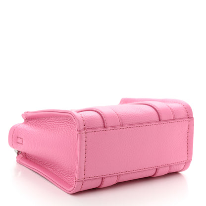 Marc Jacobs Grained Calfskin Mini The Tote Bag Candy Pink 4 of 10