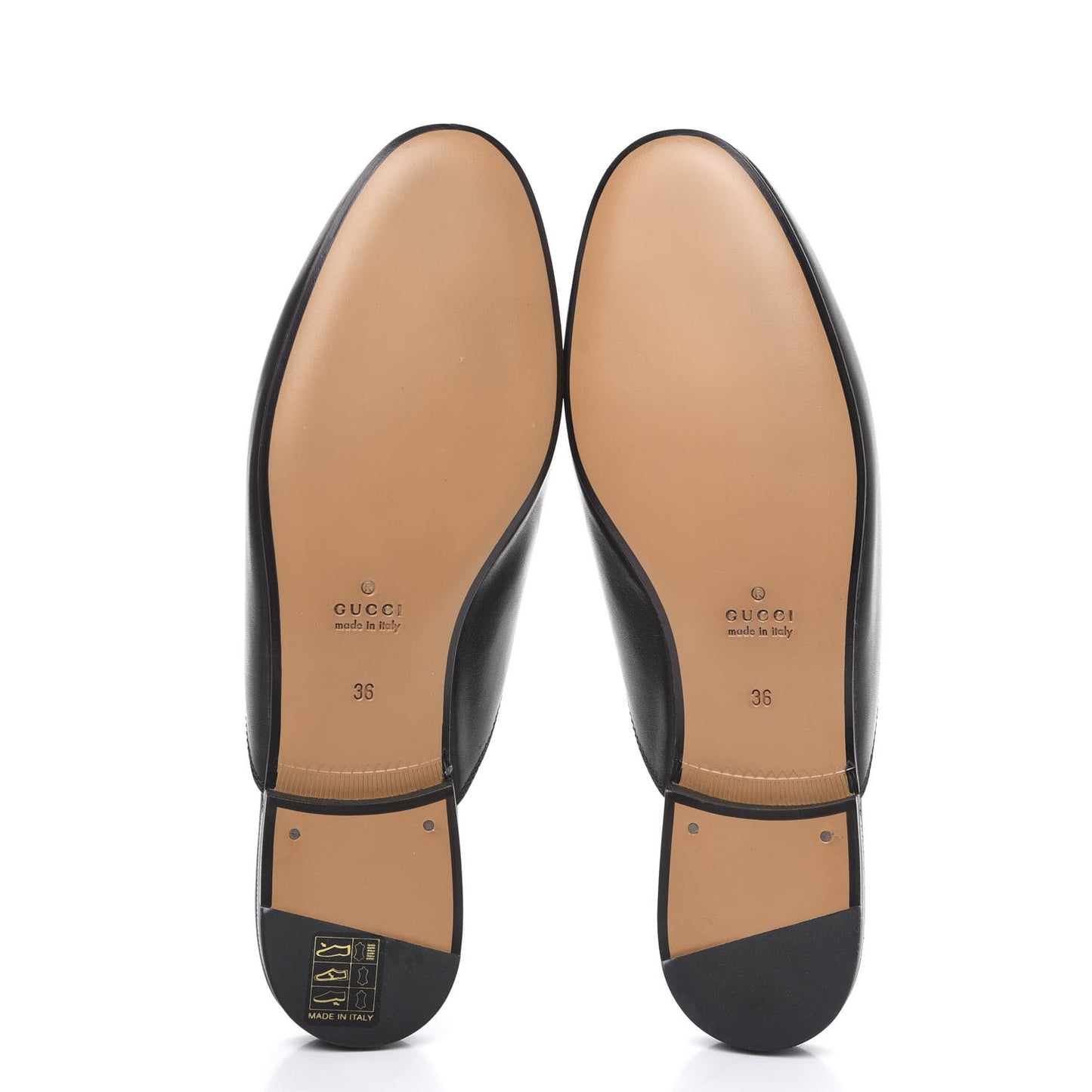 Calfskin Flower Embroidered Princetown Slippers 36 Black
