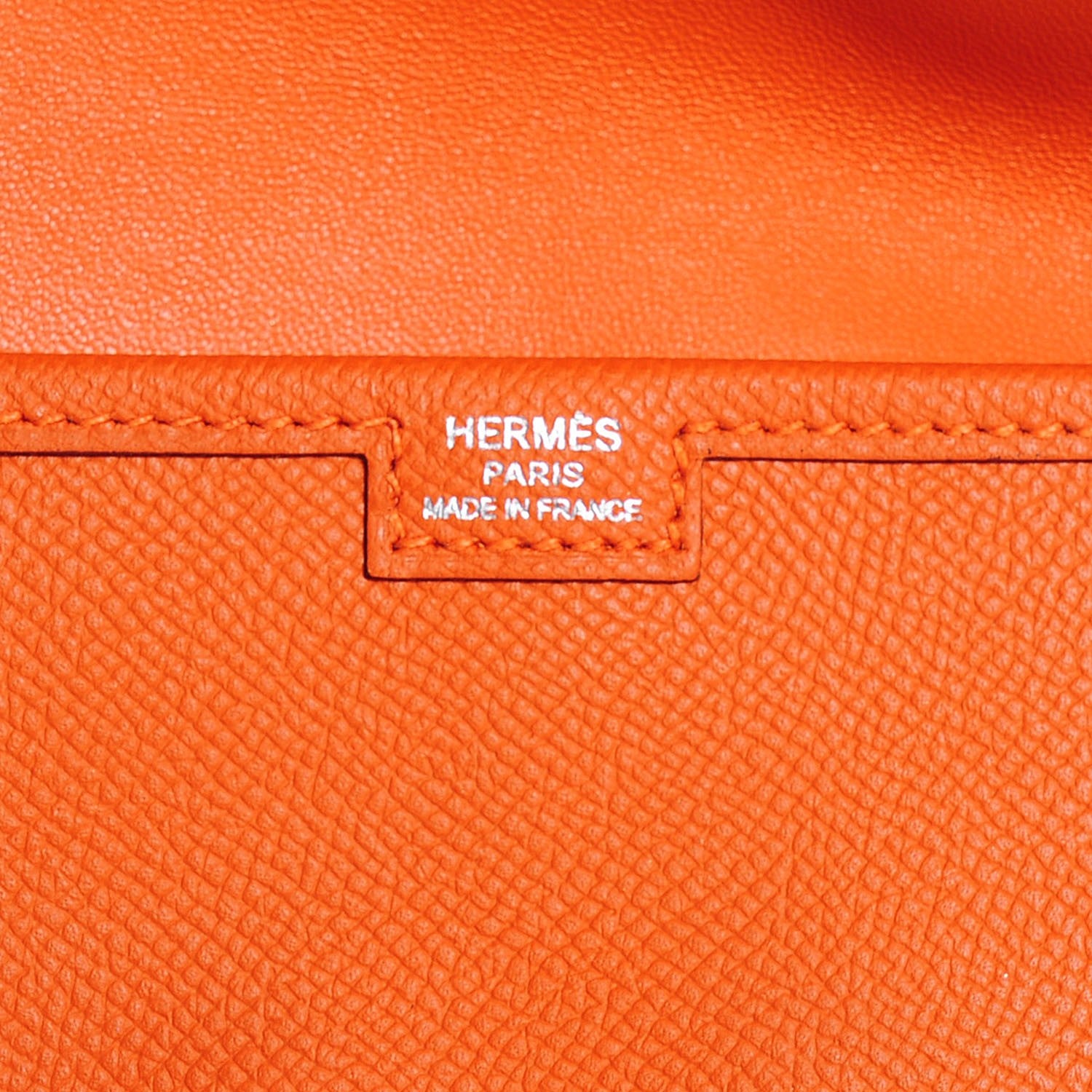 Hermes Epsom Jige Elan 29 Clutch Orange 5 of 8