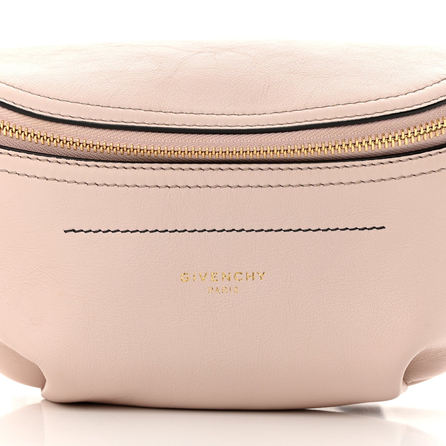 Calfskin Whip Belt Bag Pale Pink