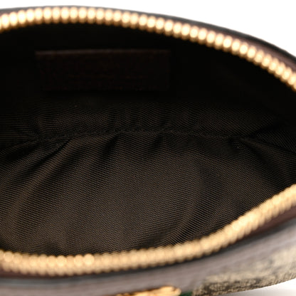 Gucci GG Supreme Monogram Web Ophidia Dome Key Pouch Beige New Acero 4 of 7
