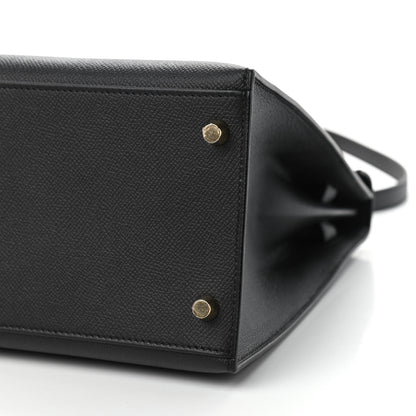 Hermes Epsom Kelly Sellier 35 Black 10 of 12