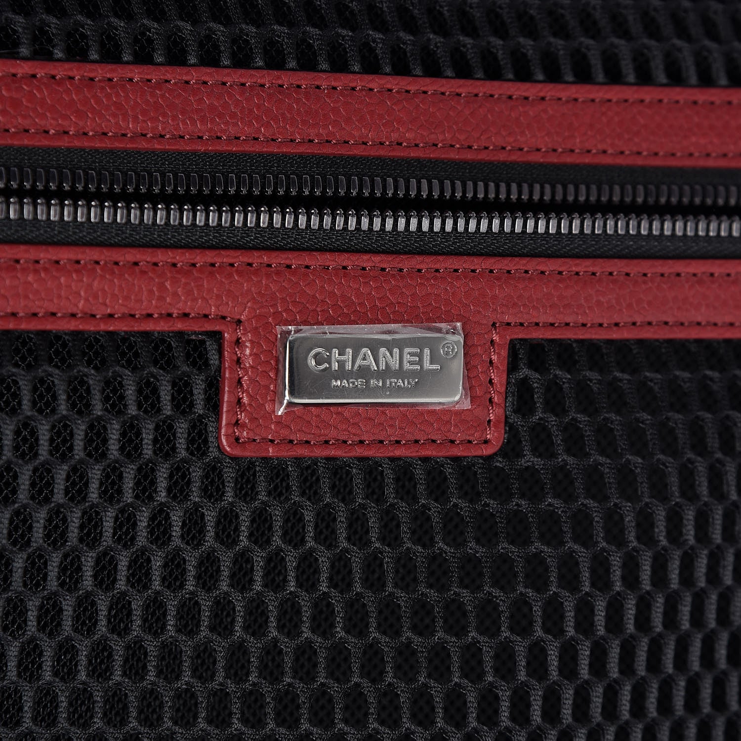 Chanel Caviar Stitched Trolley Rolling Luggage Black 6 of 15