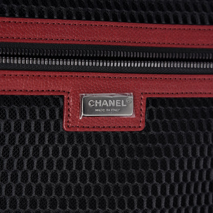 Chanel Caviar Stitched Trolley Rolling Luggage Black 6 of 15